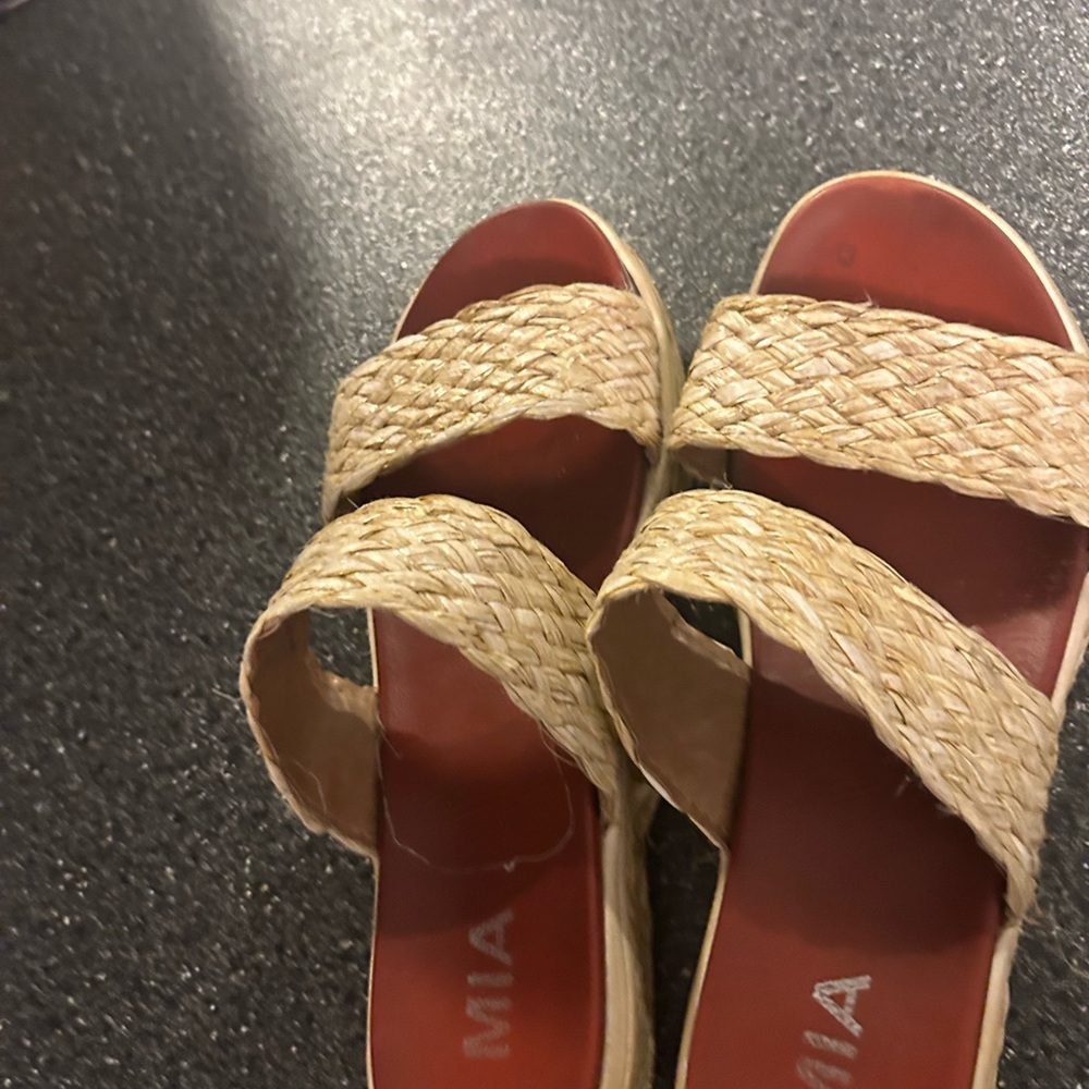 MIA Women's Natural Espadrille Sandals